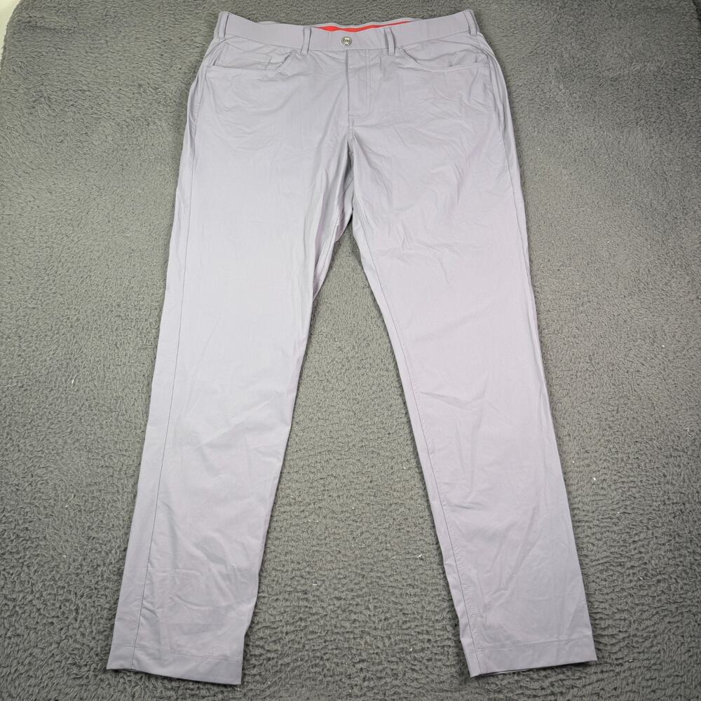Redvanly Kent Pull-On Golf Trouser Pants Mens XL Gray Performance Flex Stretch